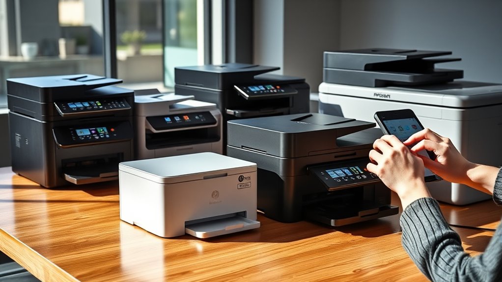printer features and costs