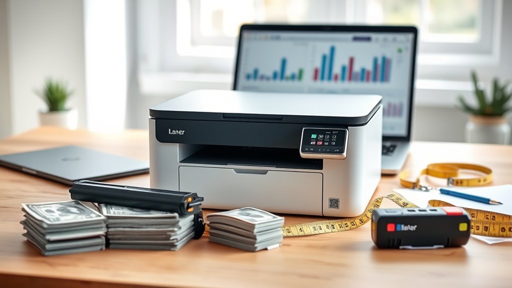 printer features and costs