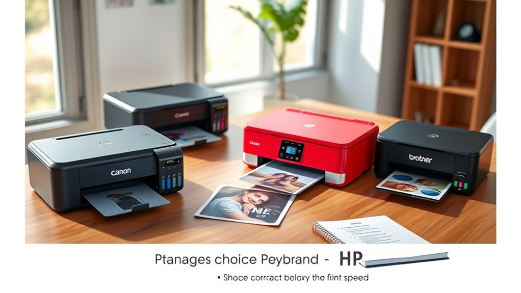 printer features and costs