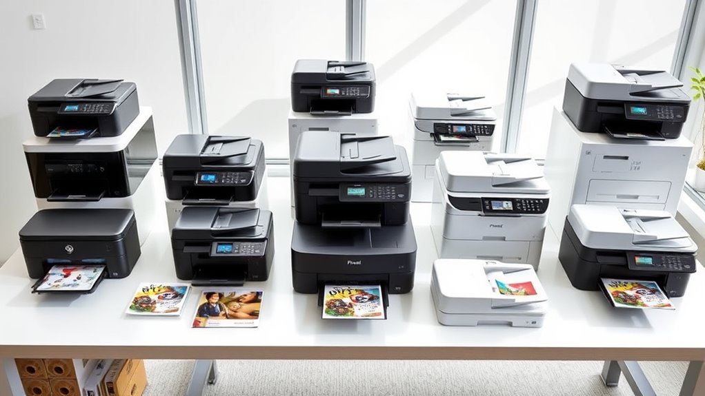 printer features and costs