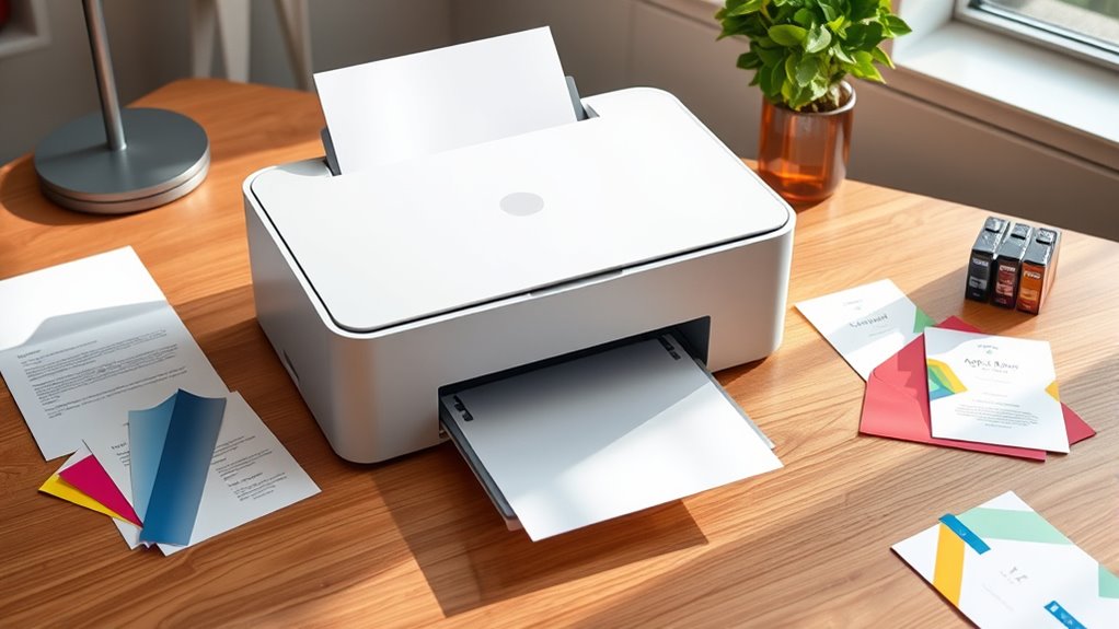 printer features for stationery