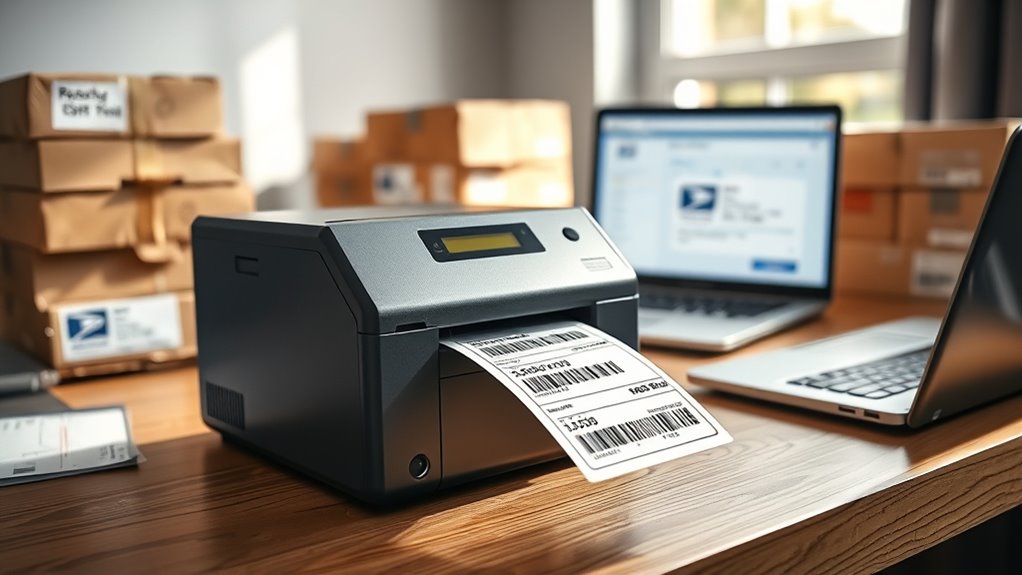 printer features for usps