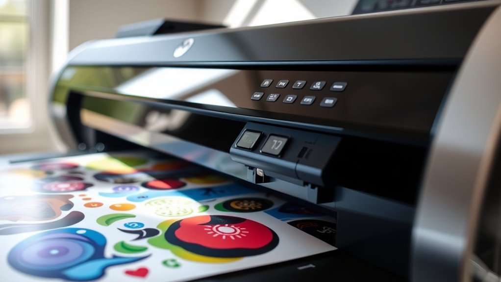 printer selection for decals