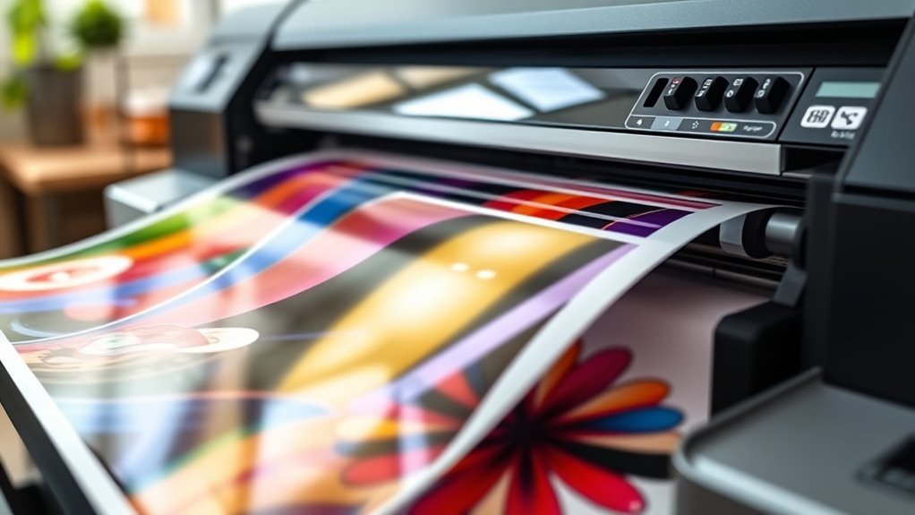 printer selection for decals