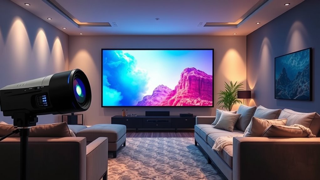 projection distance and clarity