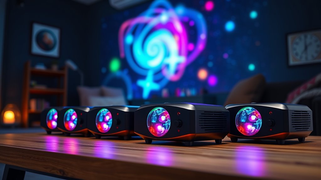 projection quality and features
