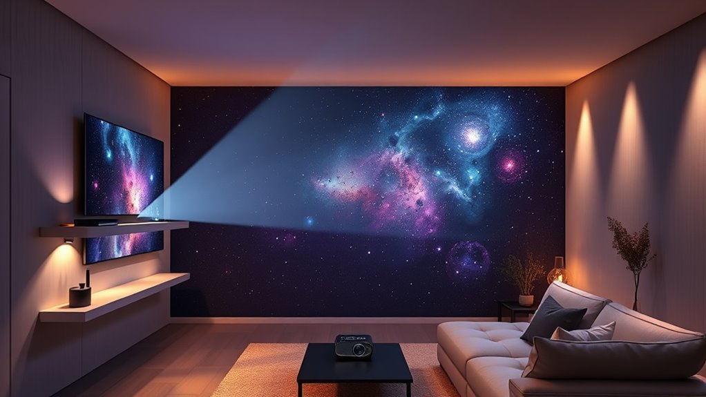 projection quality and features