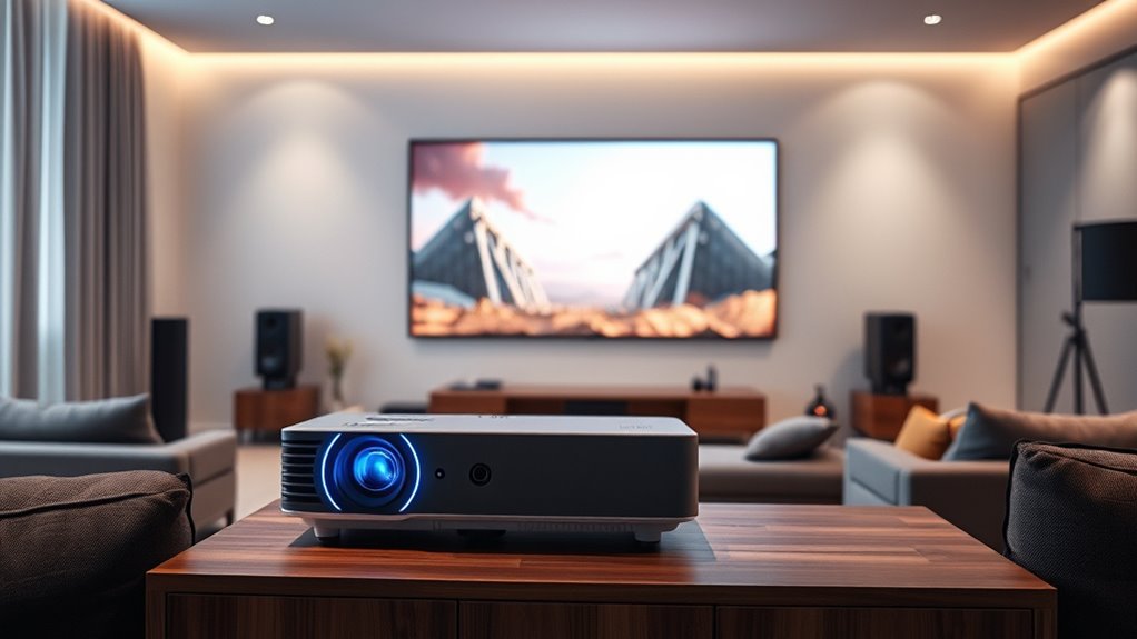 projection quality and features