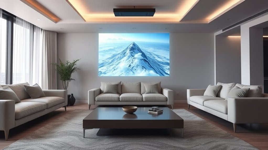 projection quality and features
