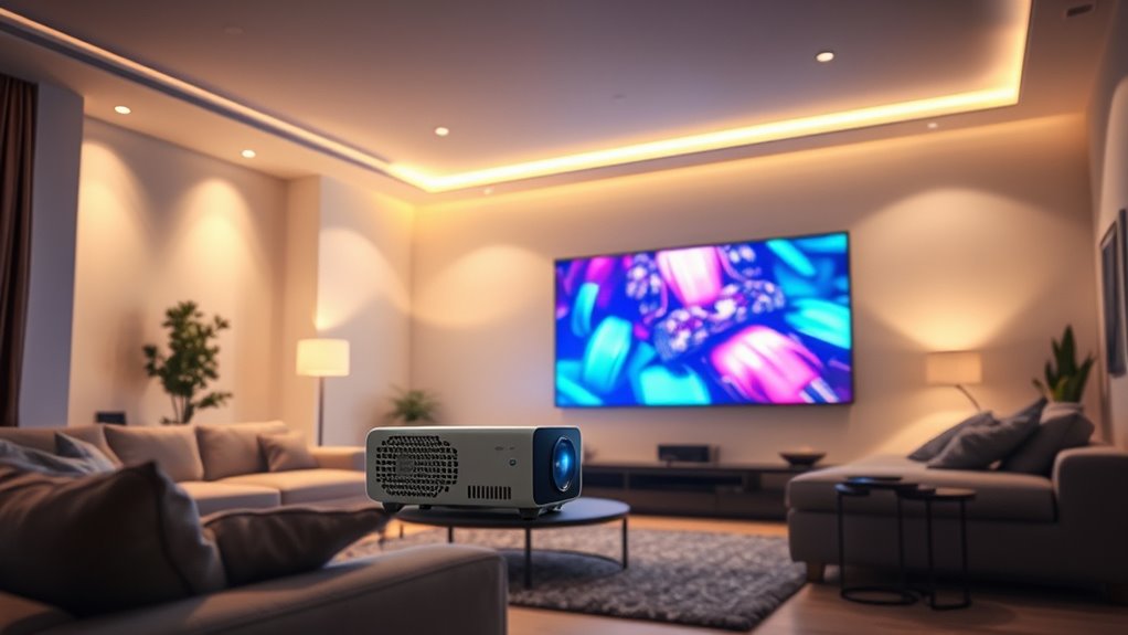 projection quality and features