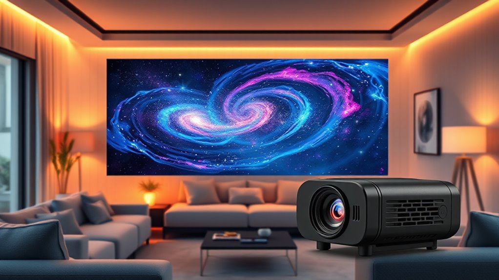 projection quality and features