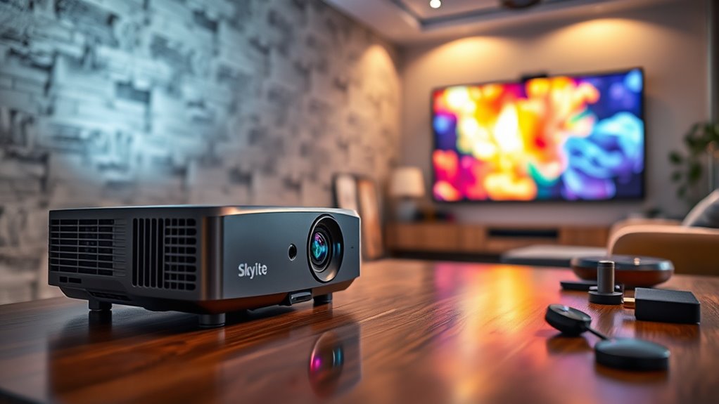 projection quality and features