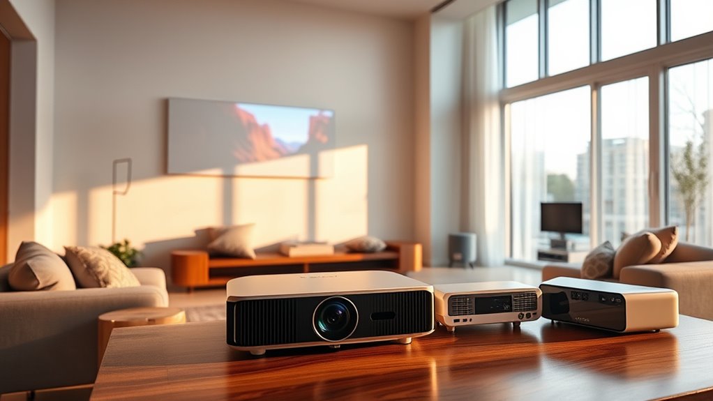 projection quality and features