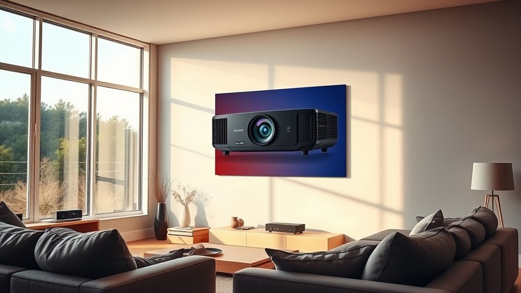 projector features and setup