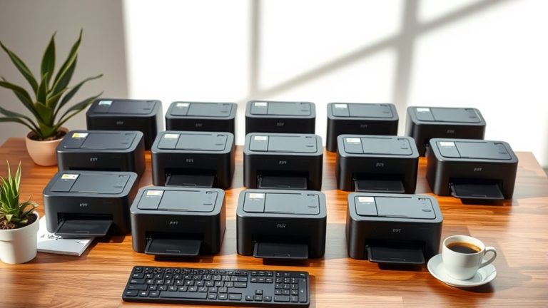 quiet top desktop printers