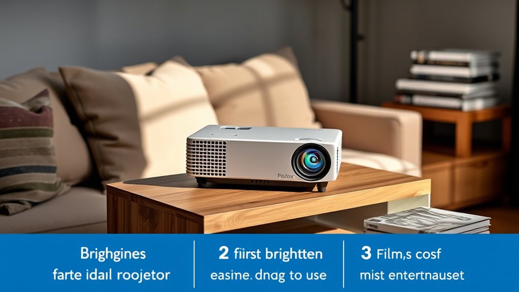 resolution brightness connectivity portability