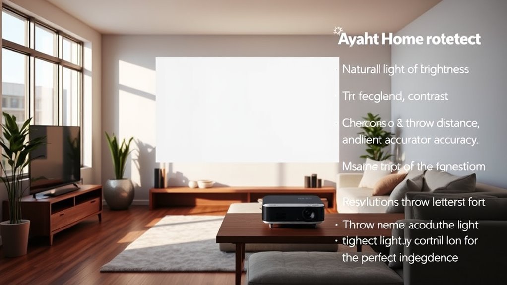 resolution brightness connectivity portability