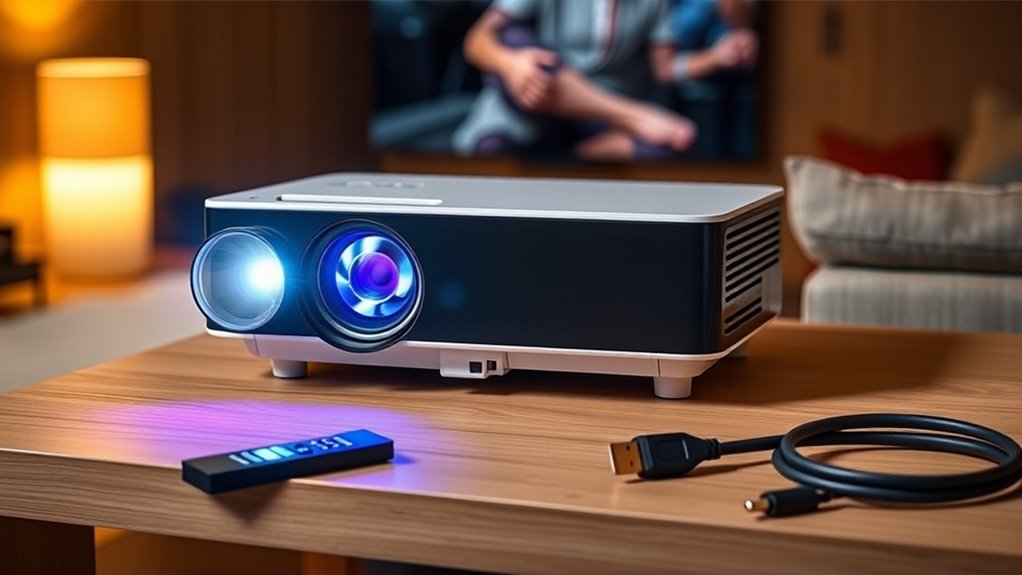 resolution brightness connectivity portability