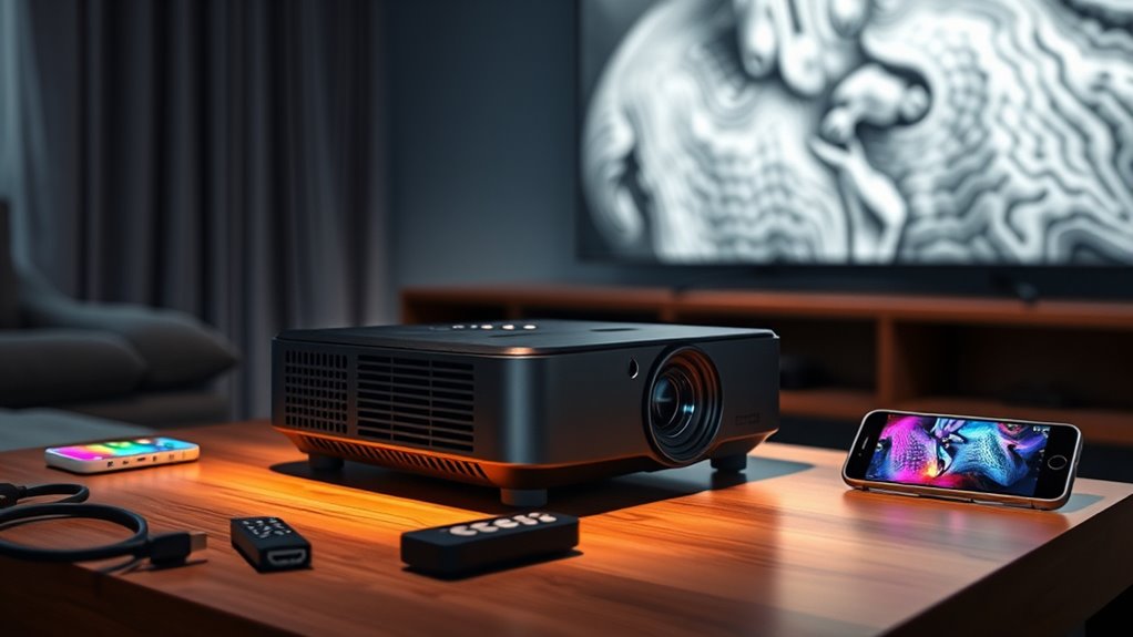 resolution brightness connectivity portability