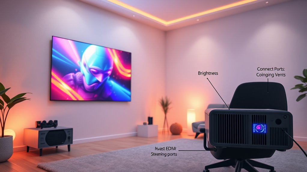resolution brightness connectivity portability