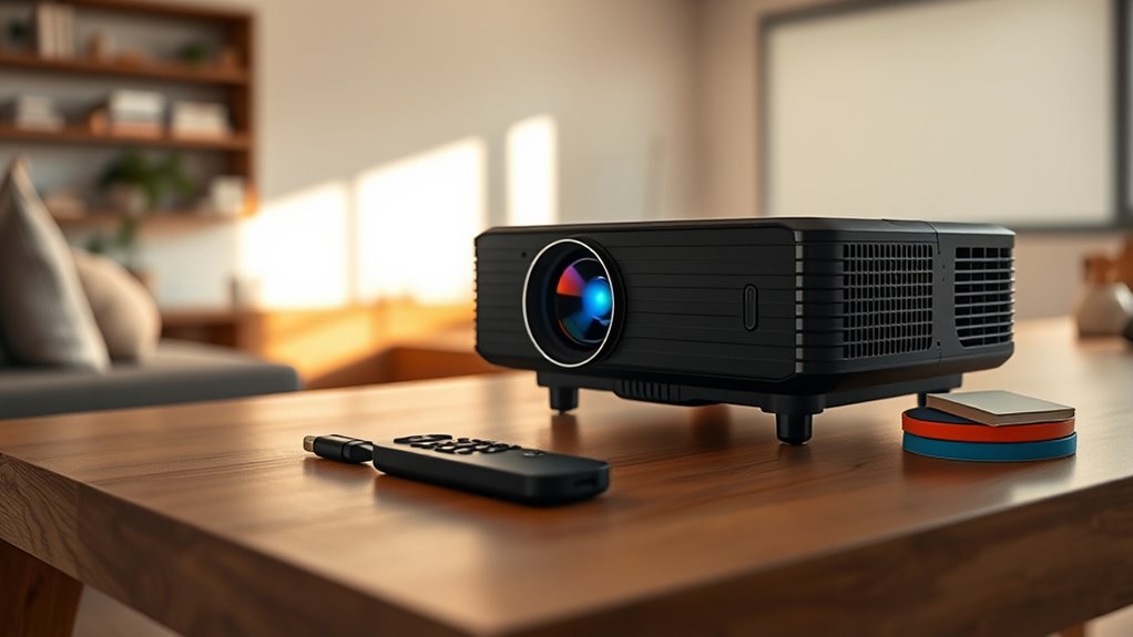 resolution brightness portability audio
