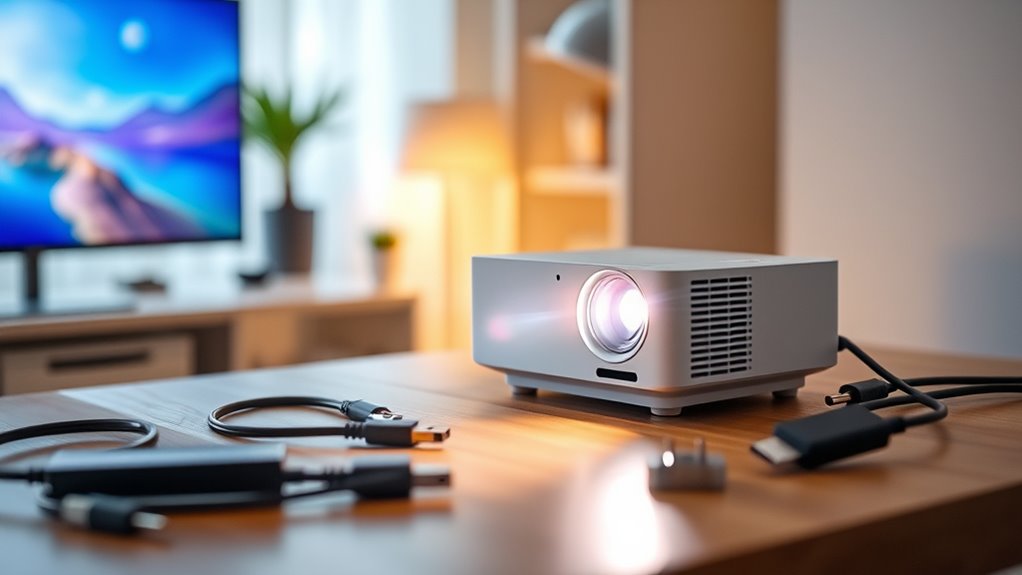 resolution brightness portability audio