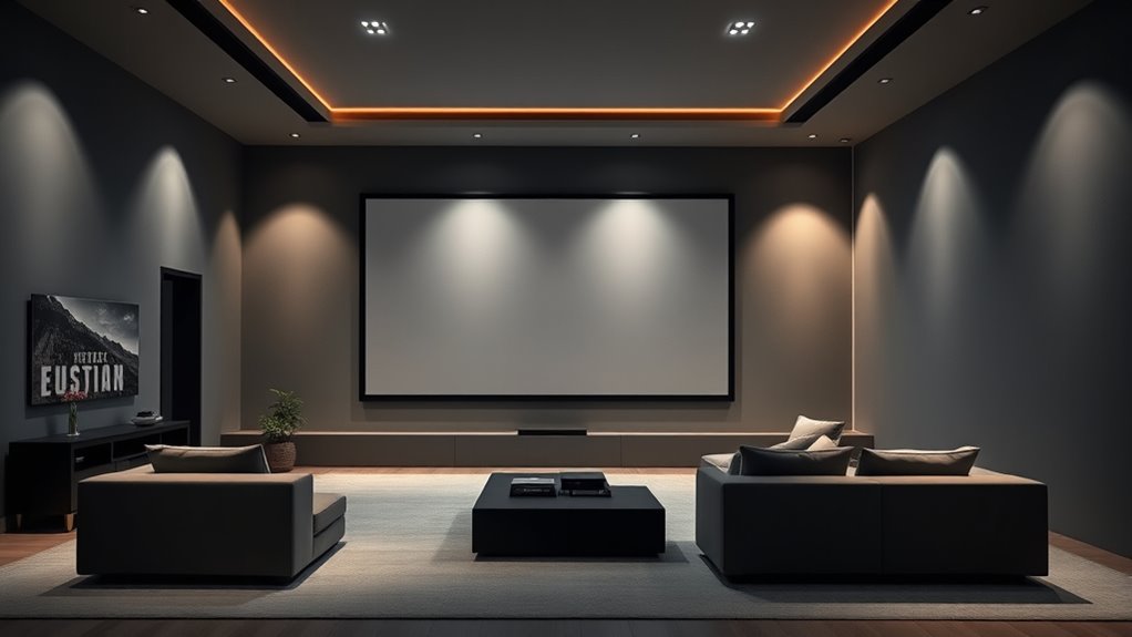 room size viewing distance