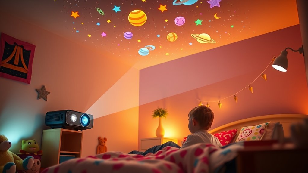safe colorful high quality projection