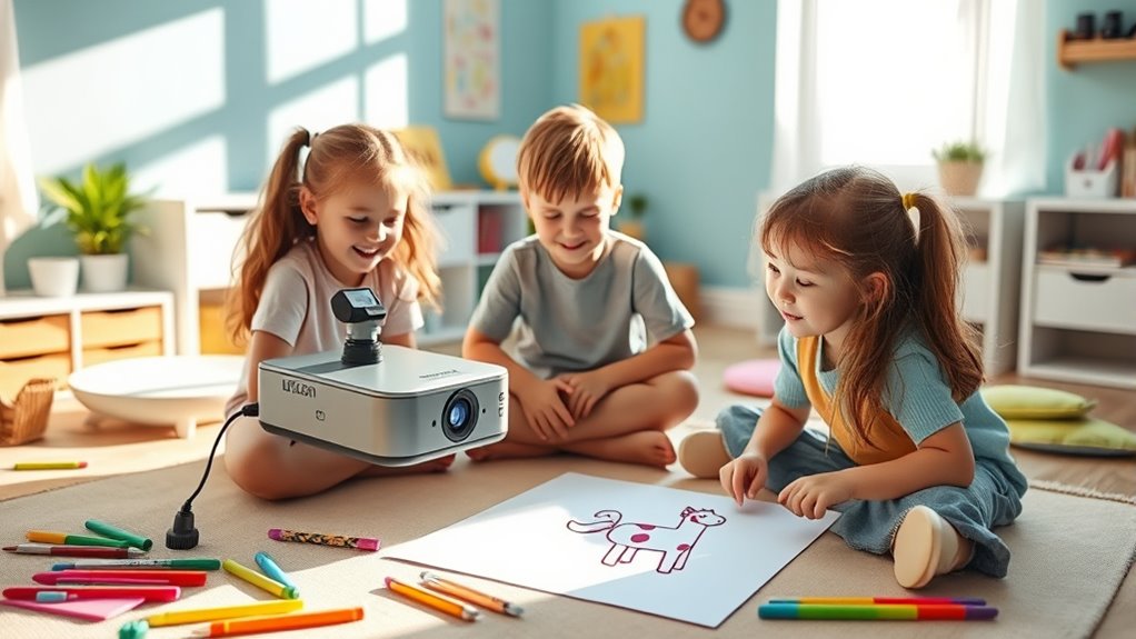 safe educational user friendly projector