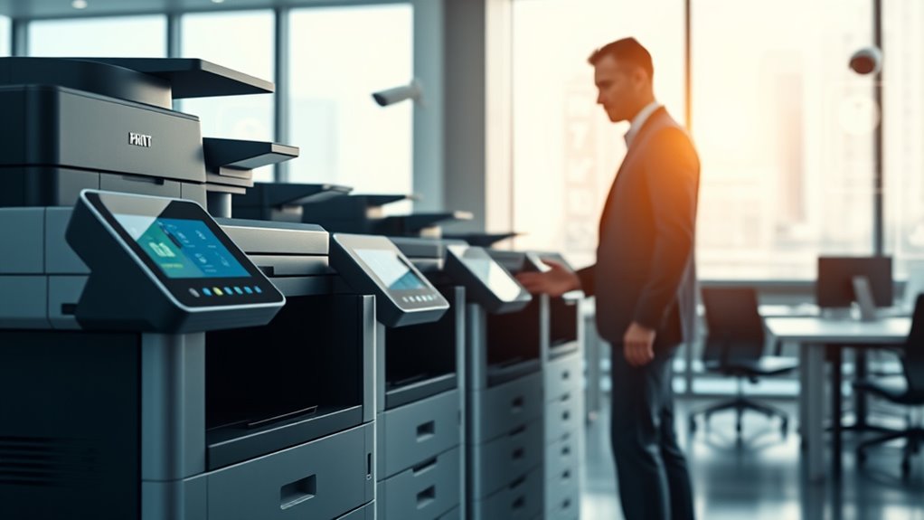 secure office printer selection