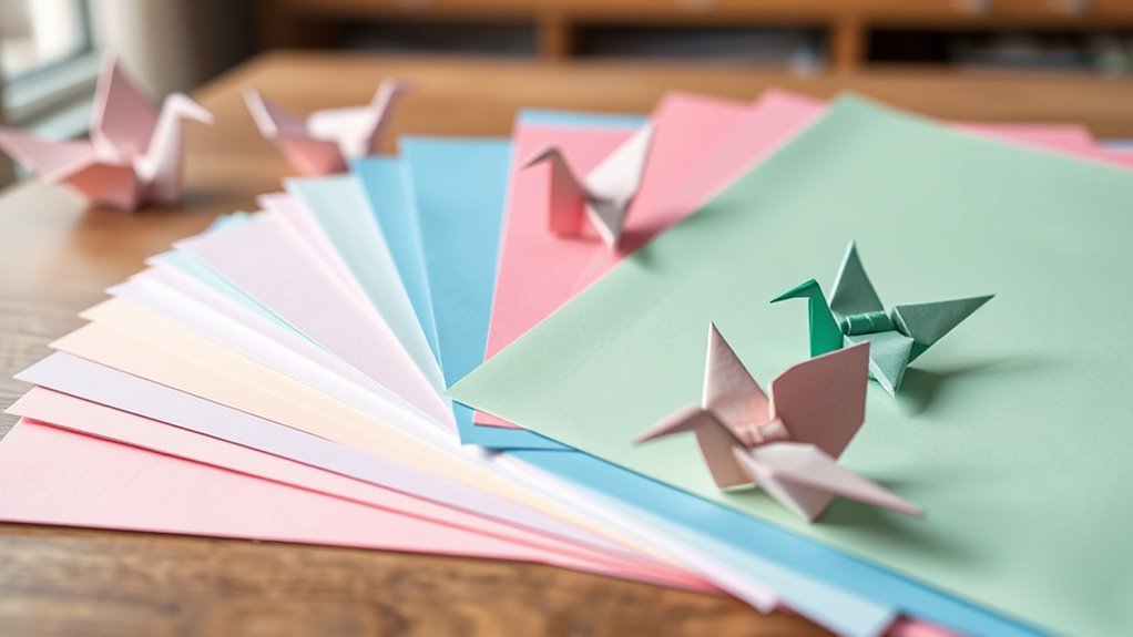 selecting ideal origami paper