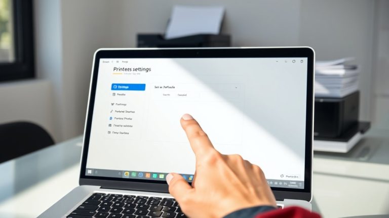 set your printer preferences