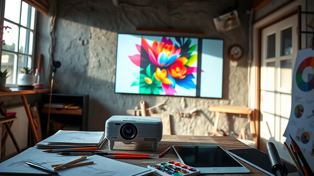 sharp connected portable display