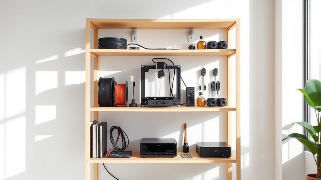 shelf size and features