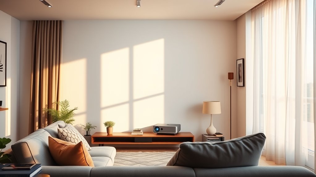 small apartment projector options