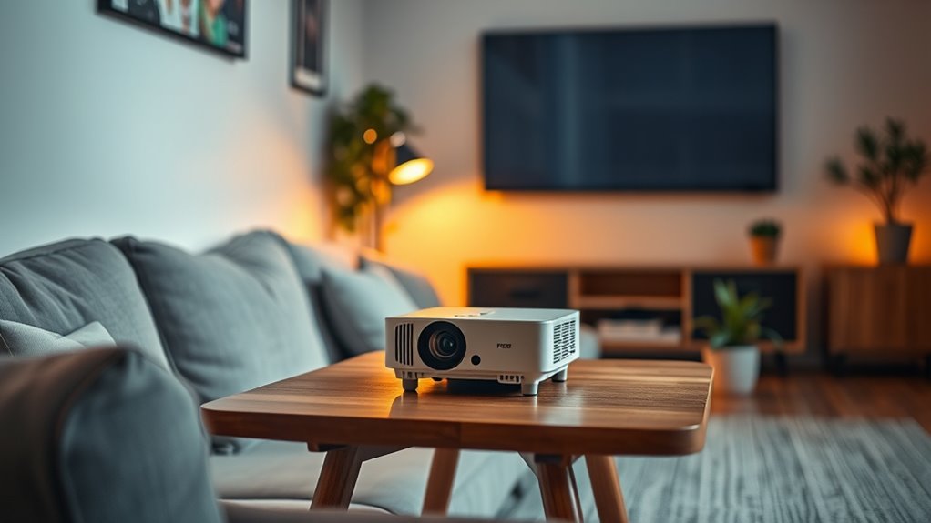 small room projector tips