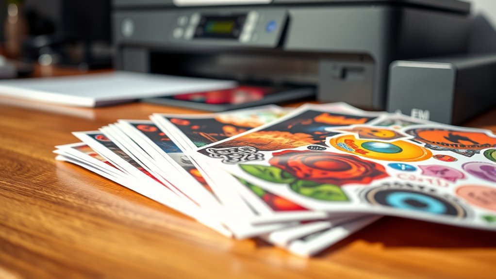 sticker paper compatibility considerations