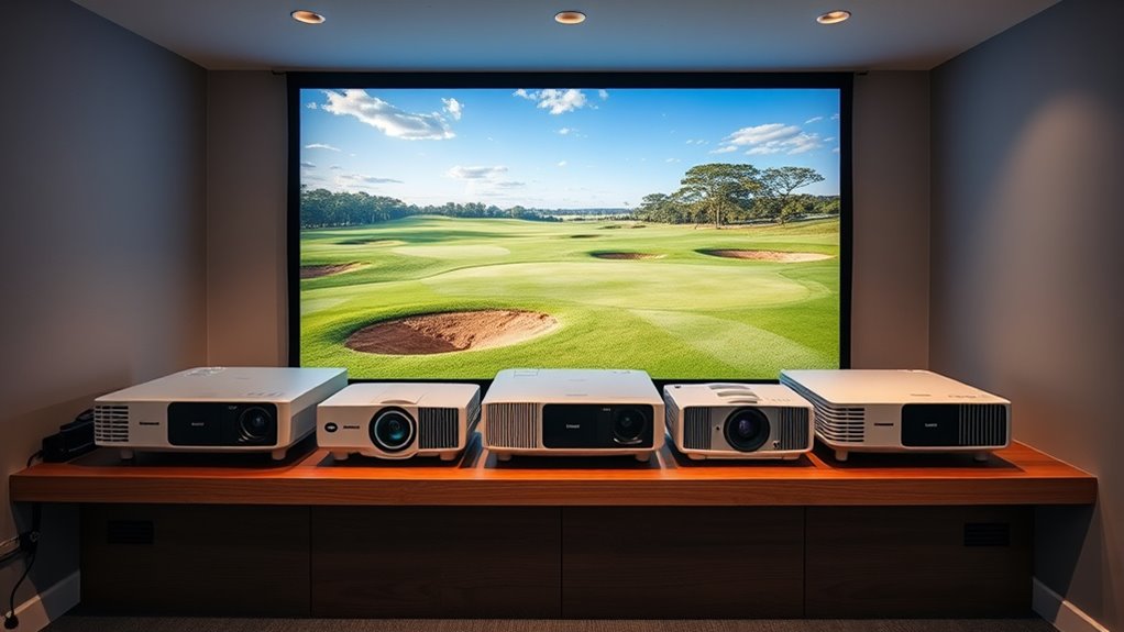 top 1080p golf projectors