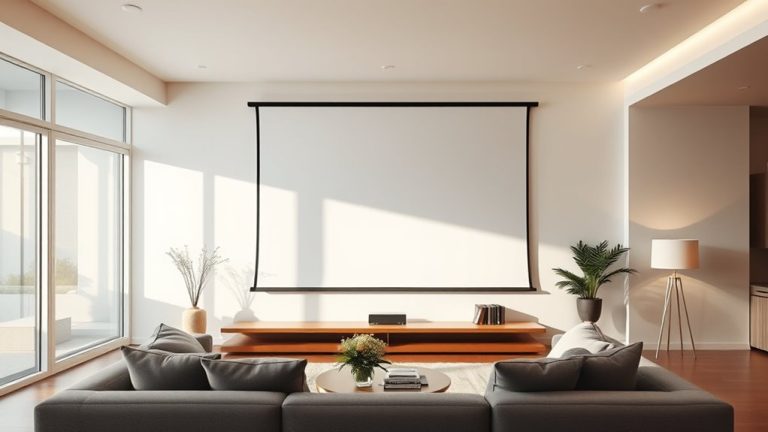 top 11 wall mount projector screens