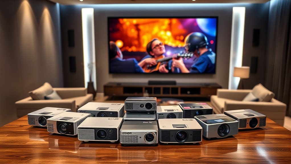 top 13 home projectors