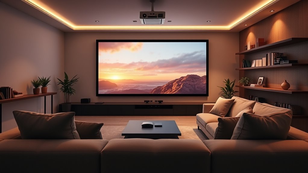 top 13 living room projector screens