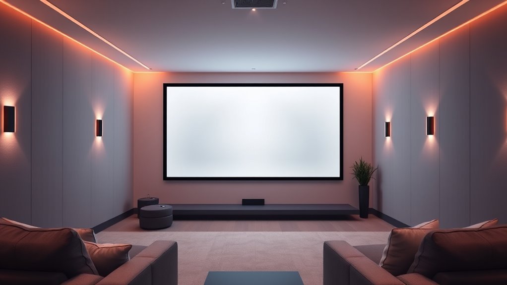 top 15 fixed projector screens