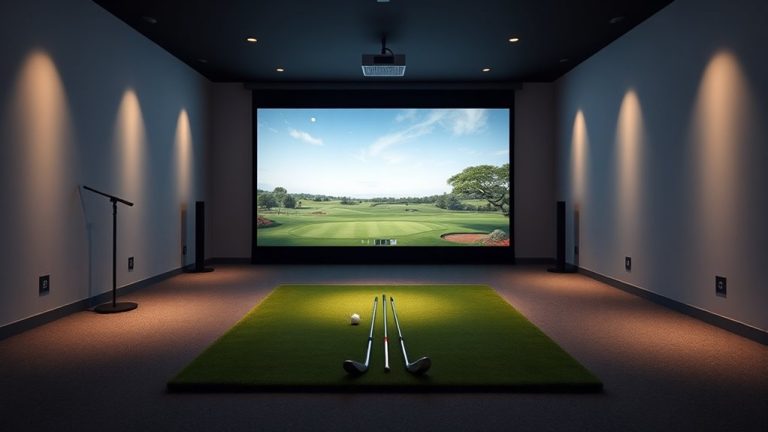 top 15 golf simulator screens
