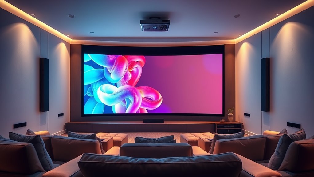 top 3d projector screens