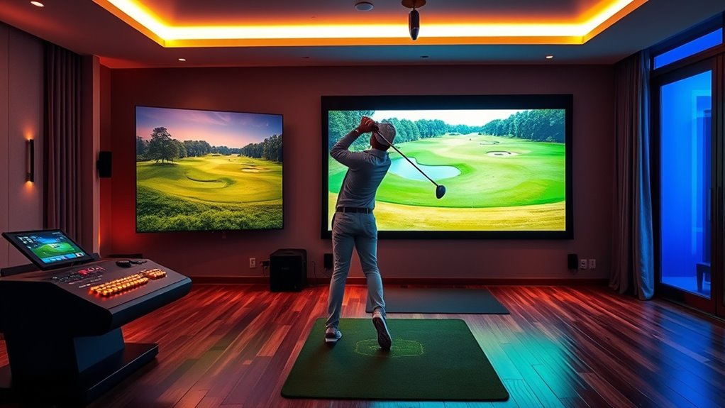 top 4k golf projector simulators