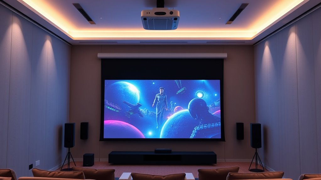 top 4k motorized screens