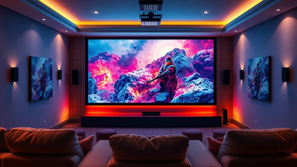top 4k projector screen options