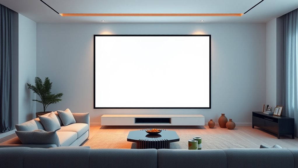 top 4k projector screen paints