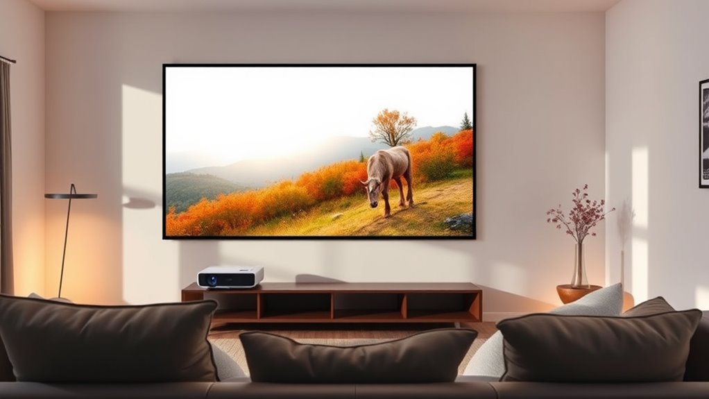 top 4k projector screens