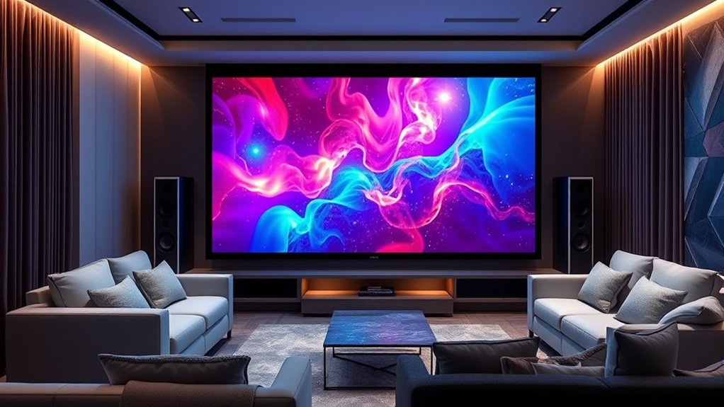 top acoustic transparent screens